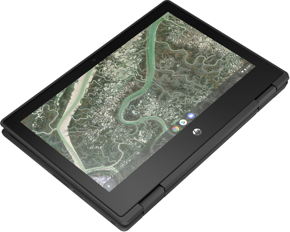 HP Chromebook x360 11MK G3 MediaTek MT8183 29,5 cm (11.6") Touchscreen HD 4 GB LPDDR4x-SDRAM 64 GB eMMC Wi-Fi 5 (802.11ac) ChromeOS Schwarz
