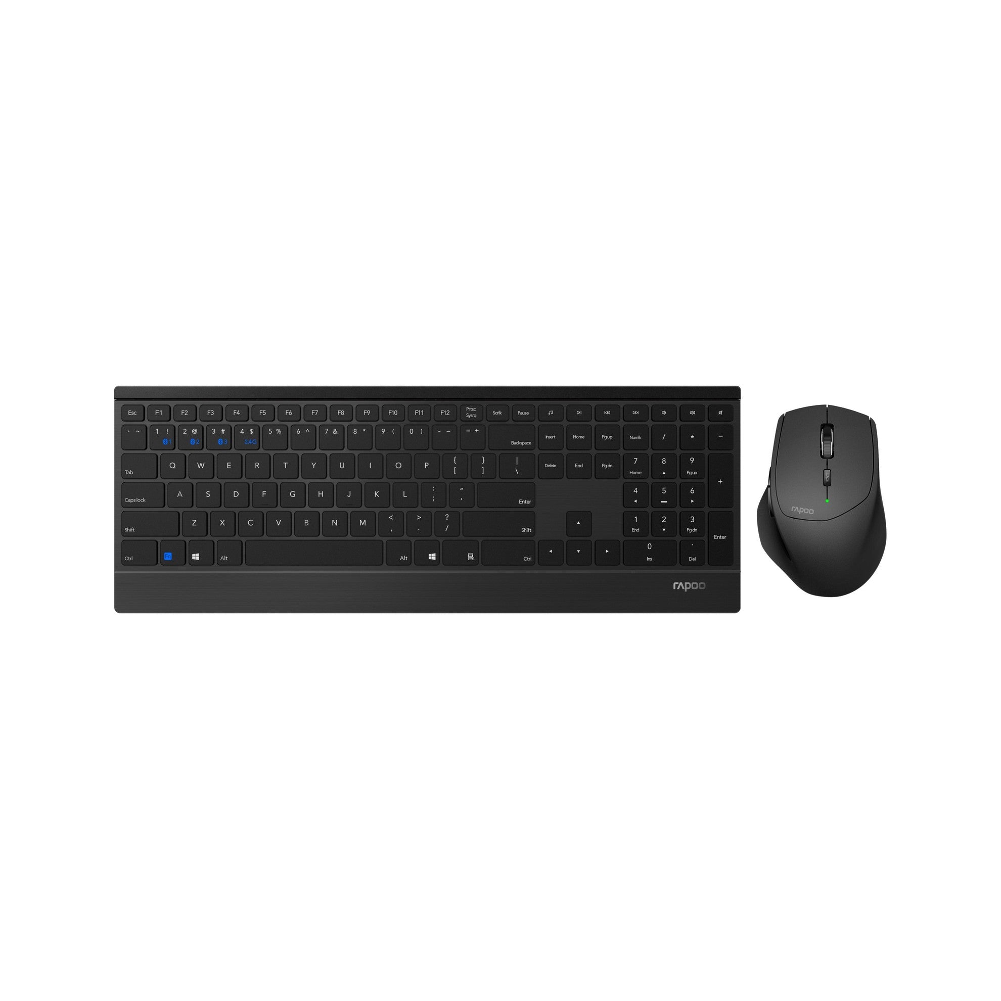 Rapoo Tastatur-Maus-Set 9500M wireless