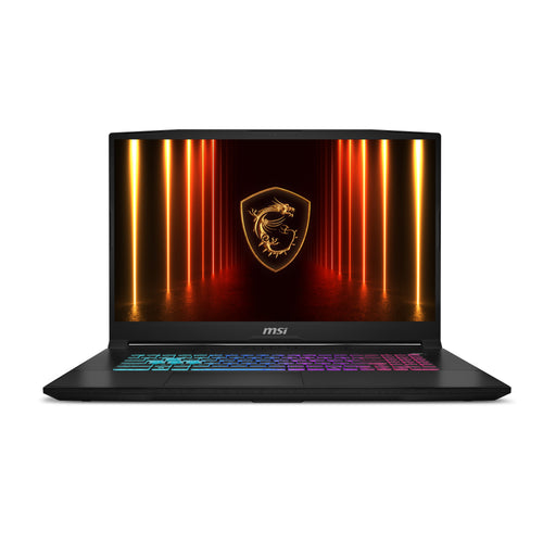 MSI Katana 17 HX B14WGK-065 Intel® Core™ i7 i7-14650HX Laptop 43,9 cm (17.3") Full HD 16 GB DDR5-SDRAM 1 TB SSD NVIDIA GeForce RTX 5070 Wi-Fi 6E (802.11ax) Windows 11 Home Schwarz