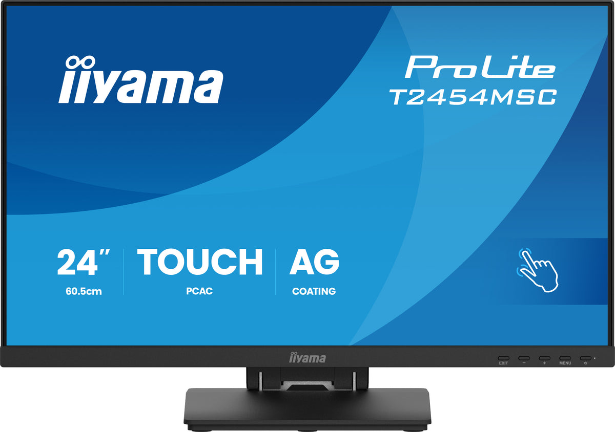 iiyama ProLite T2454MSC-B3AG Computerbildschirm 60,5 cm (23.8") 1920 x 1080 Pixel Full HD LED Touchscreen Multi-Nutzer Schwarz