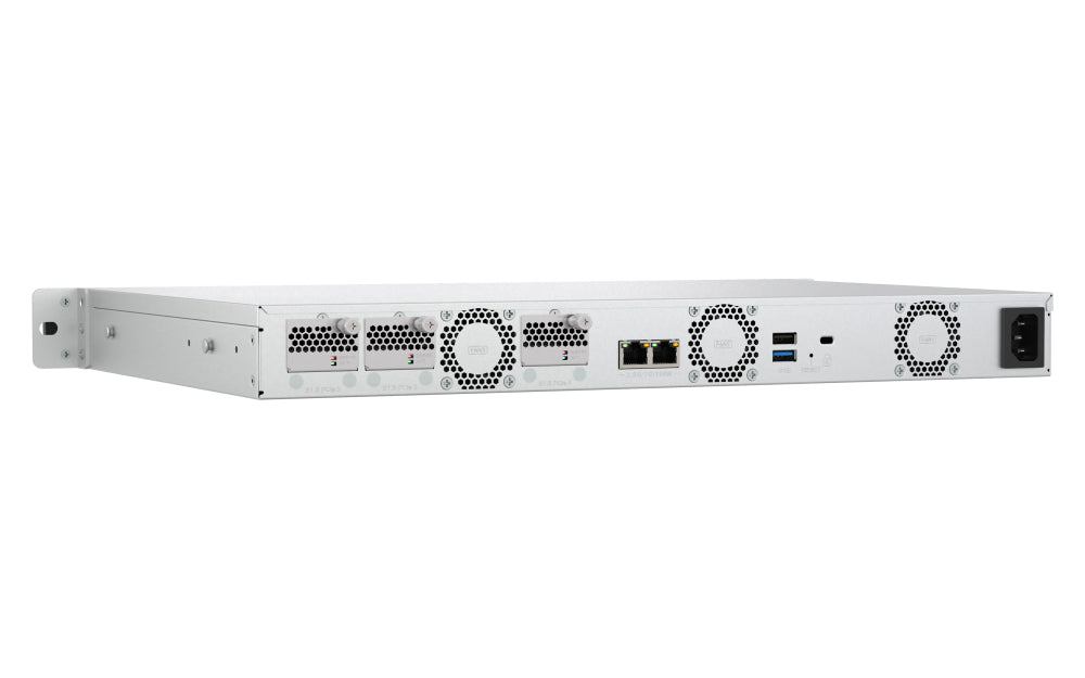 QNAP TS-h765eU NAS Rack (1U) Intel Atom® 8 GB DDR5 QuTS hero Schwarz, Grau