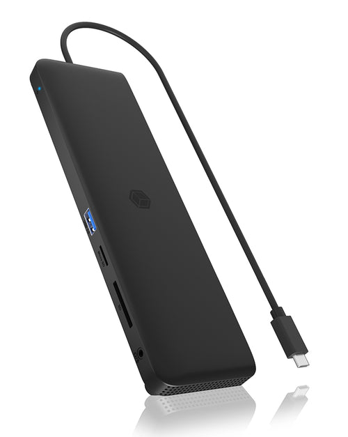 ICY BOX IB-DK2116-C, USB Type-C® Notebook DockingStation mit dreifacher Videoausgabe