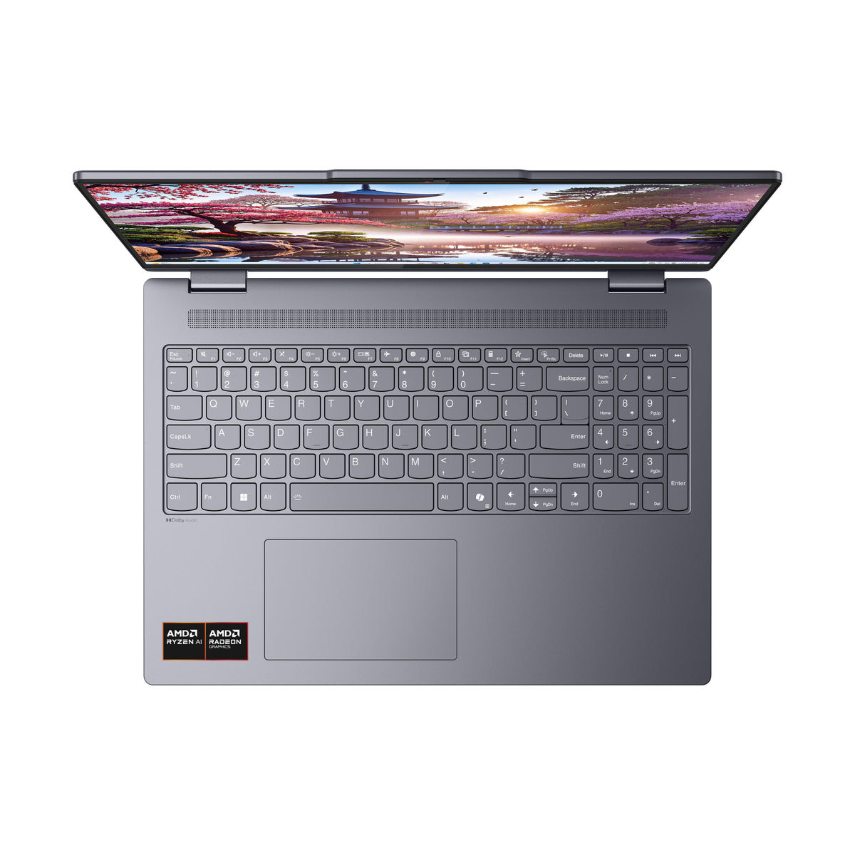 Lenovo IdeaPad 5 2-in-1 16AKP10 Copilot+ PC AMD Ryzen AI 5 340 Hybrid (2-in-1) 40,6 cm (16") Touchscreen WUXGA 16 GB LPDDR5x-SDRAM 1 TB SSD Wi-Fi 7 (802.11be) Windows 11 Home Grau Deutsch