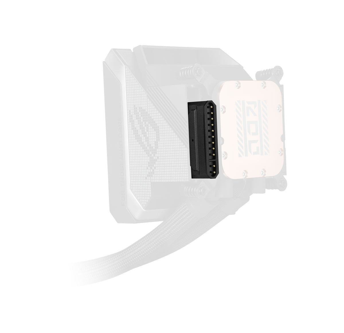 ASUS ROG Strix LC IV 360 ARGB LCD Prozessor Flüssigkeitskühlung 12 cm Schwarz
