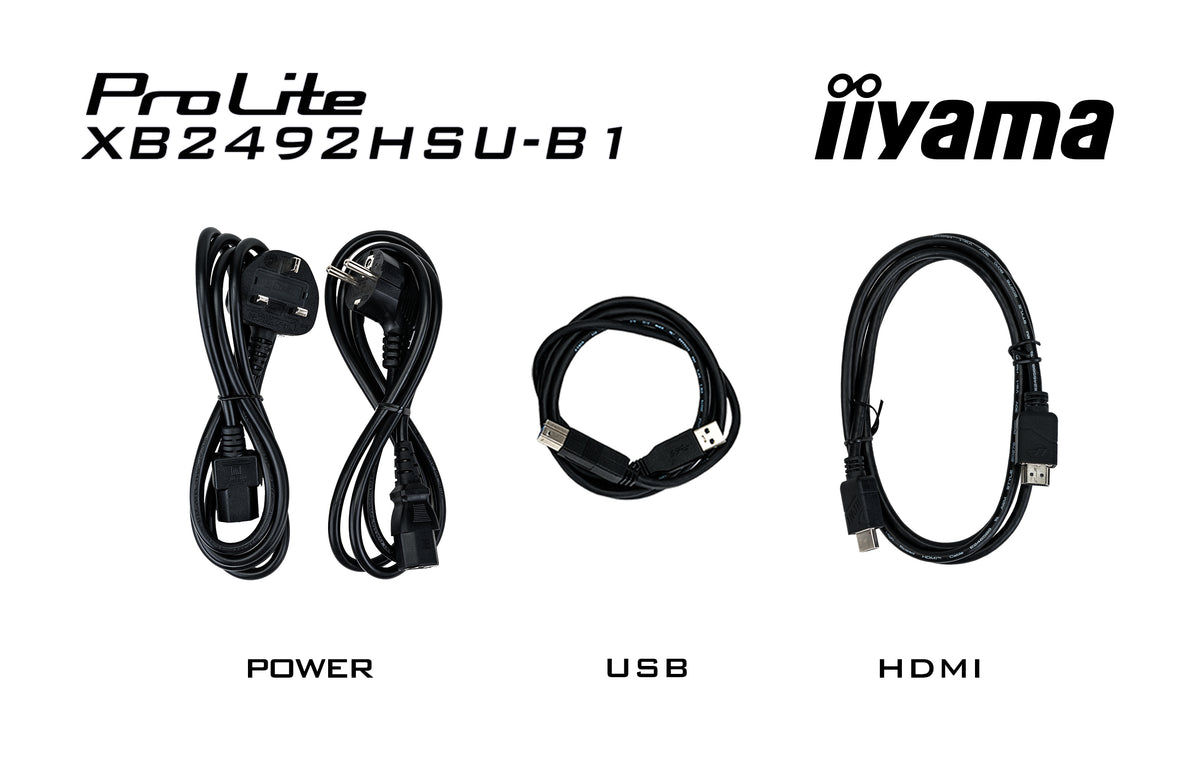 iiyama ProLite XB2492HSU-B1 Computerbildschirm 60,5 cm (23.8") 1920 x 1080 Pixel Full HD LED Schwarz