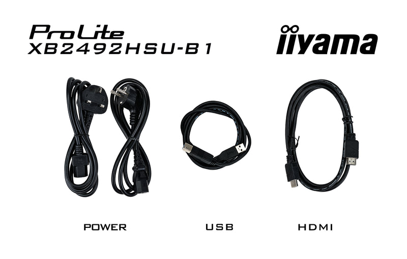 iiyama ProLite XB2492HSU-B1 Computerbildschirm 60,5 cm (23.8") 1920 x 1080 Pixel Full HD LED Schwarz