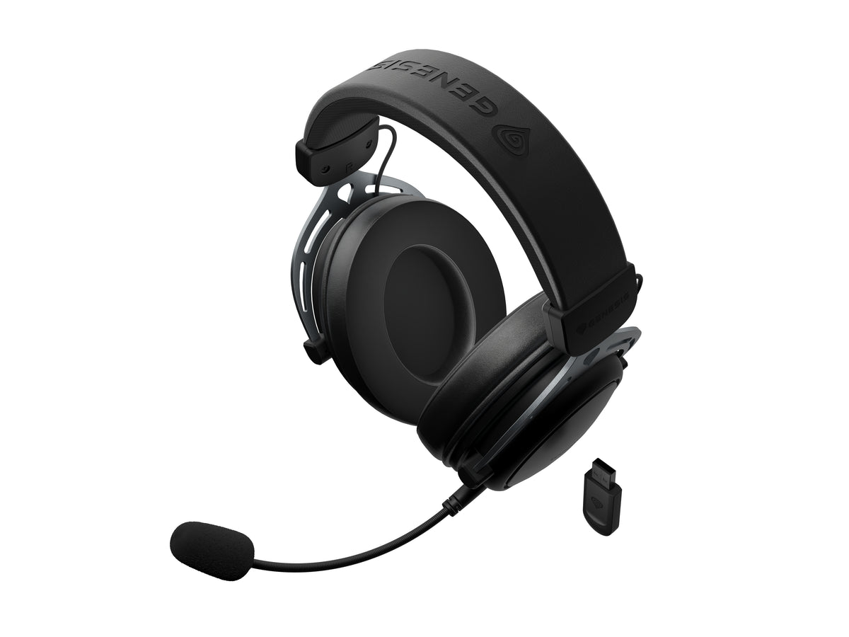 GENESIS Toron 706 Kopfhörer Verkabelt & Kabellos Kopfband Gaming USB Typ-C Bluetooth Schwarz