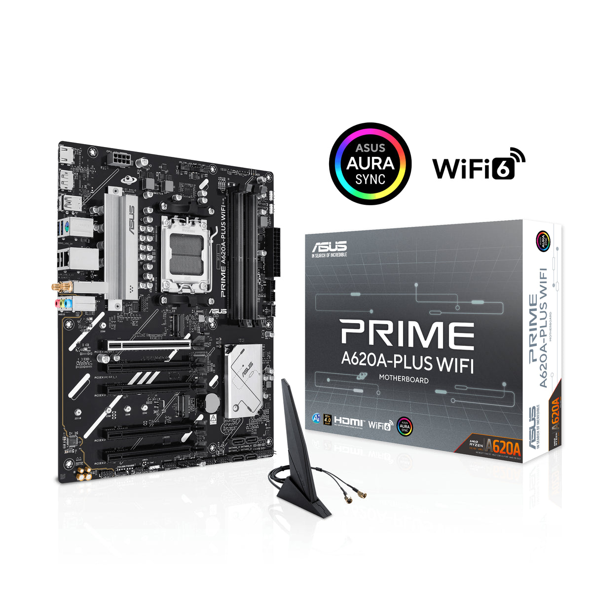 ASUS PRIME A620A-PLUS WIFI AMD A620A Sockel AM5 ATX
