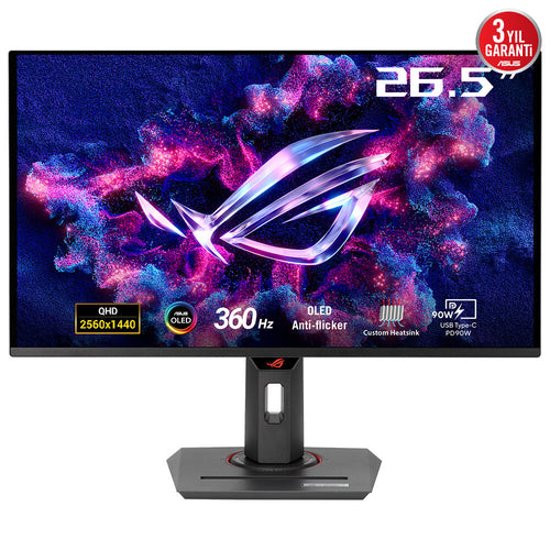 ASUS ROG Strix OLED XG27ACDNG Computerbildschirm 67,3 cm (26.5") 2560 x 1440 Pixel Quad HD QD-OLED Schwarz