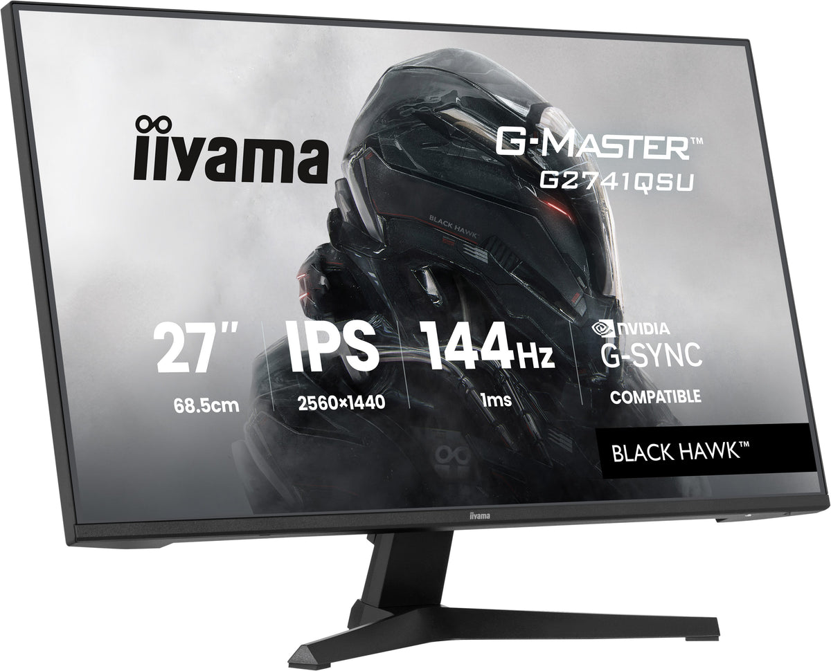 iiyama G-MASTER G2741QSU-B1 Computerbildschirm 68,6 cm (27") 2560 x 1440 Pixel 4K Ultra HD QLED Schwarz