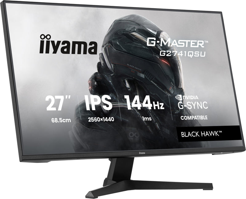 iiyama G-MASTER G2741QSU-B1 Computerbildschirm 68,6 cm (27") 2560 x 1440 Pixel 4K Ultra HD QLED Schwarz