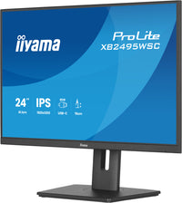 iiyama ProLite XB2495WSC-B1 Écran d'ordinateur 61,2 cm (24.1") 1920 x 1200 pixels WUXGA LED Noir