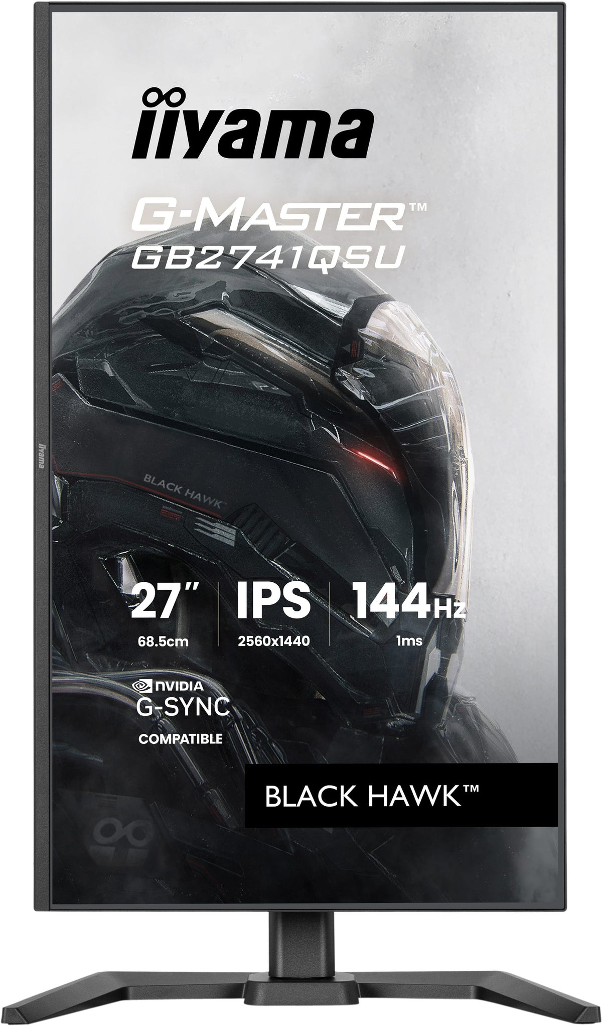 iiyama G-MASTER GB2741QSU-B1 Computerbildschirm 68,6 cm (27") 2560 x 1440 Pixel 4K Ultra HD LED Schwarz