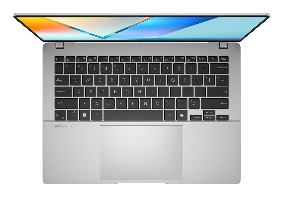 ASUS Vivobook S14 OLED S5406SAL-SF315W Copilot+ PC Intel Core Ultra 5 226V Laptop 35,6 cm (14") WUXGA 16 GB LPDDR5x-SDRAM 512 GB SSD Wi-Fi 7 (802.11be) Windows 11 Home Silber QWERTZ Deutsch