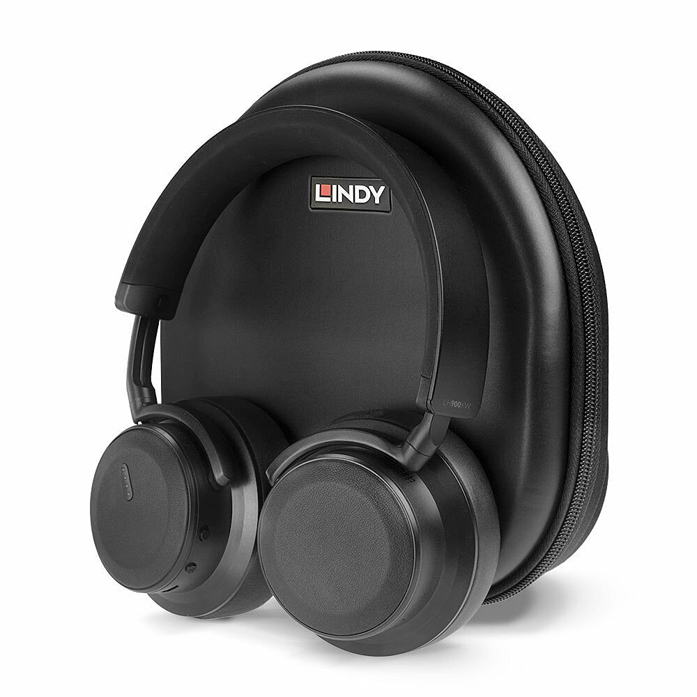Lindy LH900XW Kopfhörer Verkabelt & Kabellos Kopfband Anrufe/Musik USB Typ-C Bluetooth Schwarz