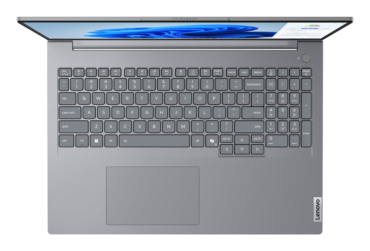 Lenovo ThinkBook 16 G8 IRL Intel® Core™ i5 i5-13420H Laptop 40,6 cm (16") WUXGA 16 GB DDR5-SDRAM 512 GB SSD Wi-Fi 6 (802.11ax) Windows 11 Pro Grau Englisch