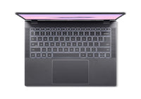 Acer Chromebook Plus 514 CBE594-2-TCO-30CD Intel Core 3 100U 35,6 cm (14") WUXGA 16 GB LPDDR5x-SDRAM 256 GB SSD Wi-Fi 7 (802.11be) ChromeOS Grau