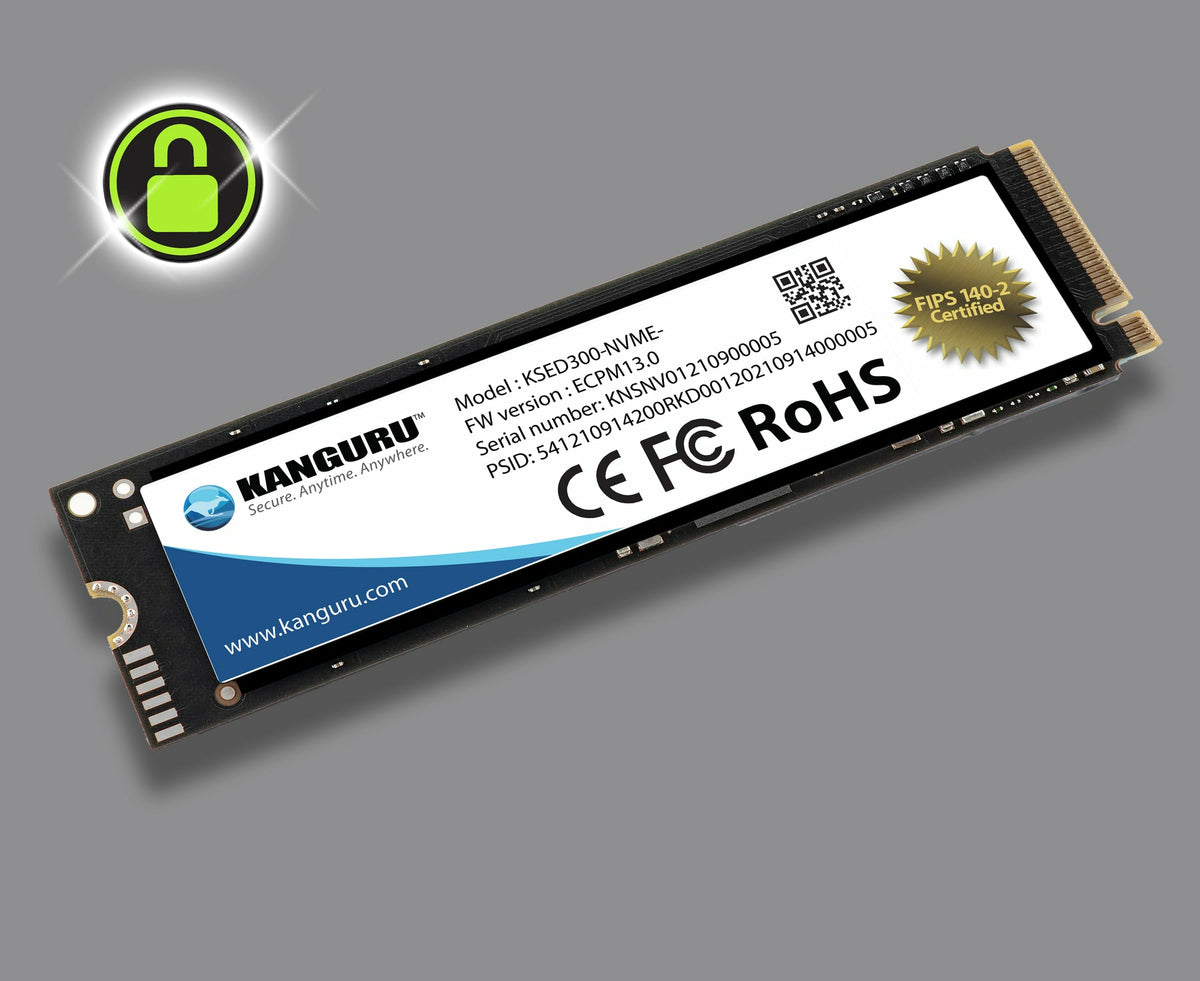 iStorage Kanguru SED300 1 TB M.2 PCI Express 3.0 NVMe 3D TLC