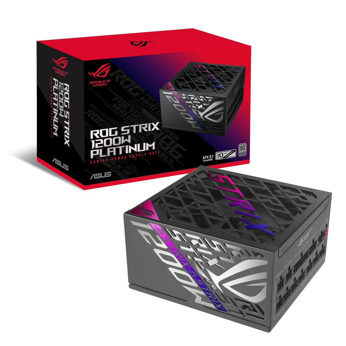 ASUS ROG -STRIX-1200P-GAMING Netzteil 1200 W 20+4 pin ATX ATX Schwarz