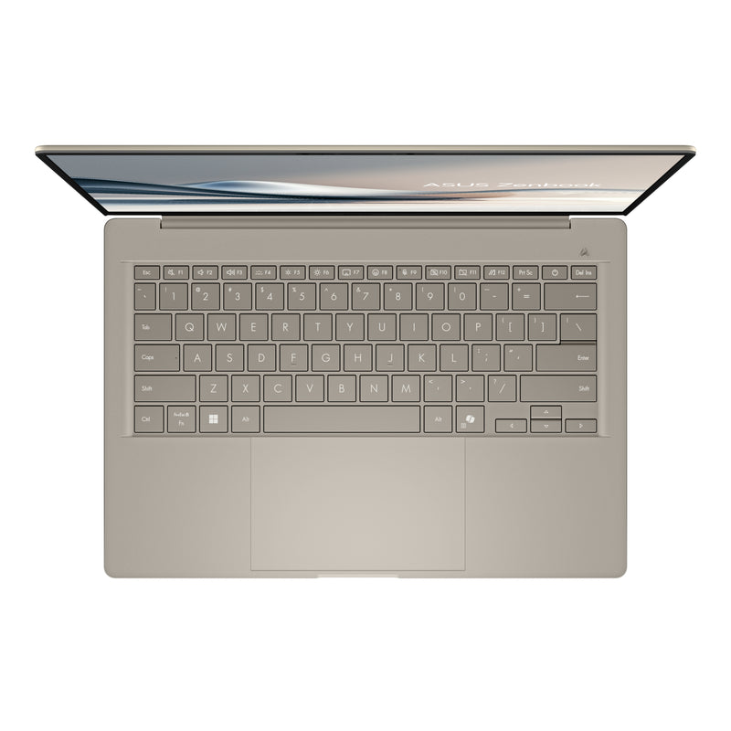 ASUS Zenbook A14 UX3407QA-QD305W Copilot+ PC Snapdragon X1-26-100 Laptop 35,6 cm (14") WUXGA 32 GB LPDDR5x-SDRAM 1 TB SSD Wi-Fi 6E (802.11ax) Windows 11 Home Deutsch Beige