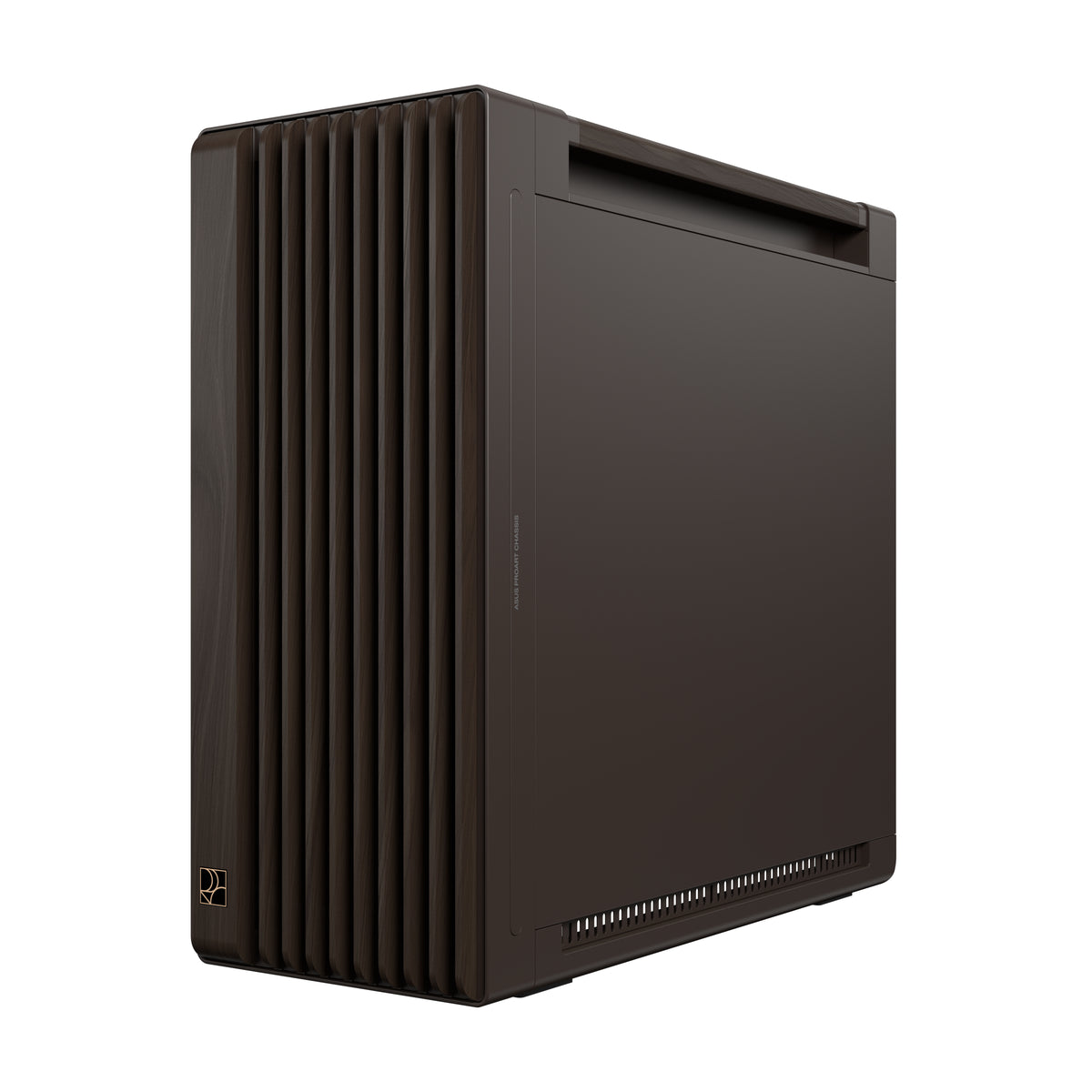 ASUS ProArt PA602 Wood Edition Retro Brown - Tempered Glass Panel Midi Tower Braun