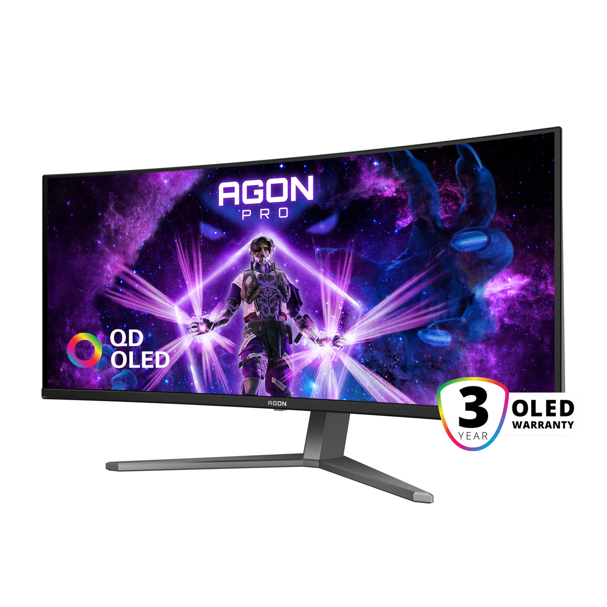 AOC AG346UCDAM Computer Monitor 86.4 cm (34") 3440 x 1440 Pixels Black, Gray