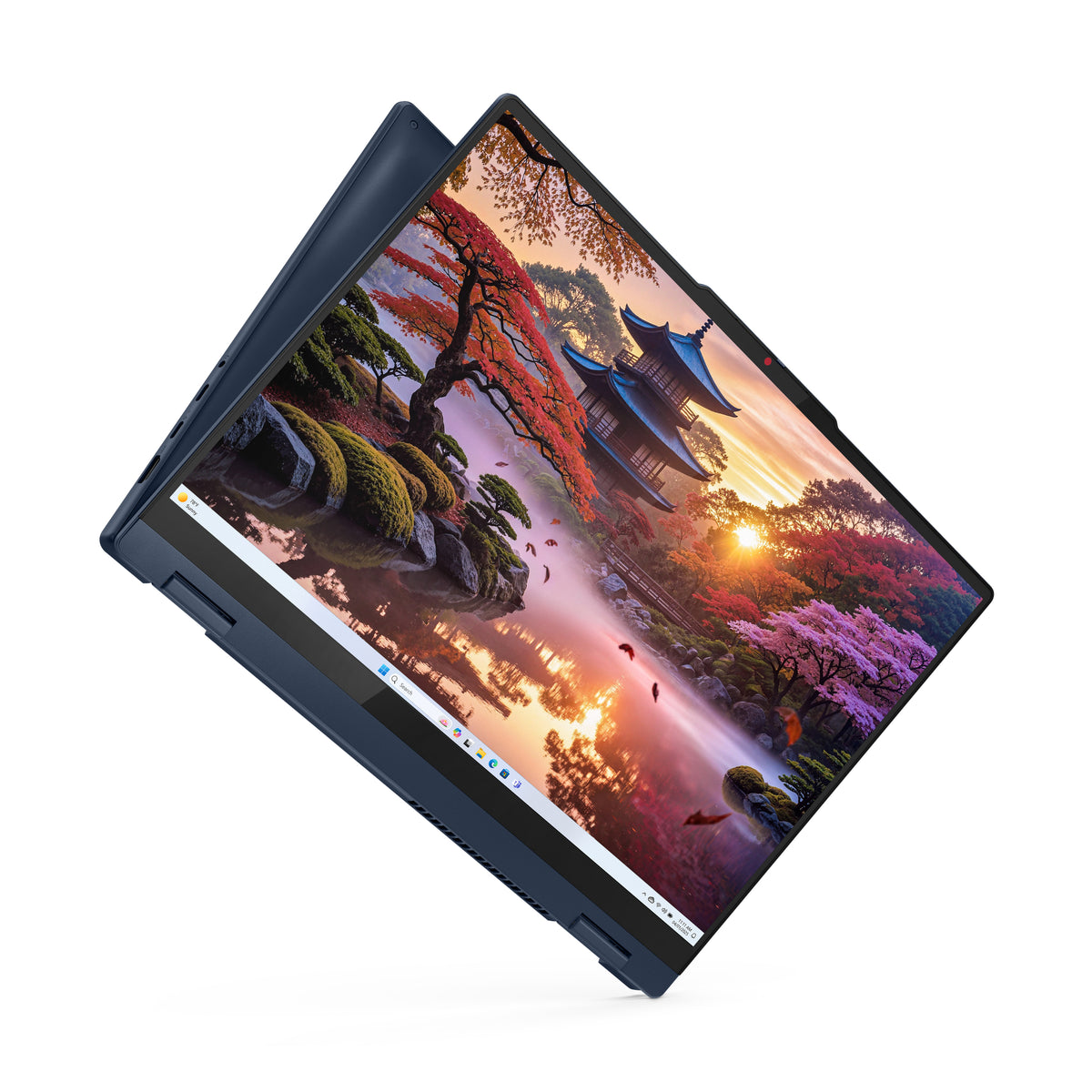 Lenovo IdeaPad 5 2-in-1 16AKP10 Copilot+ PC AMD Ryzen AI 5 340 Hybrid (2-in-1) 40,6 cm (16") Touchscreen WUXGA 16 GB LPDDR5x-SDRAM 512 GB SSD Wi-Fi 7 (802.11be) Windows 11 Home Blau Deutsch