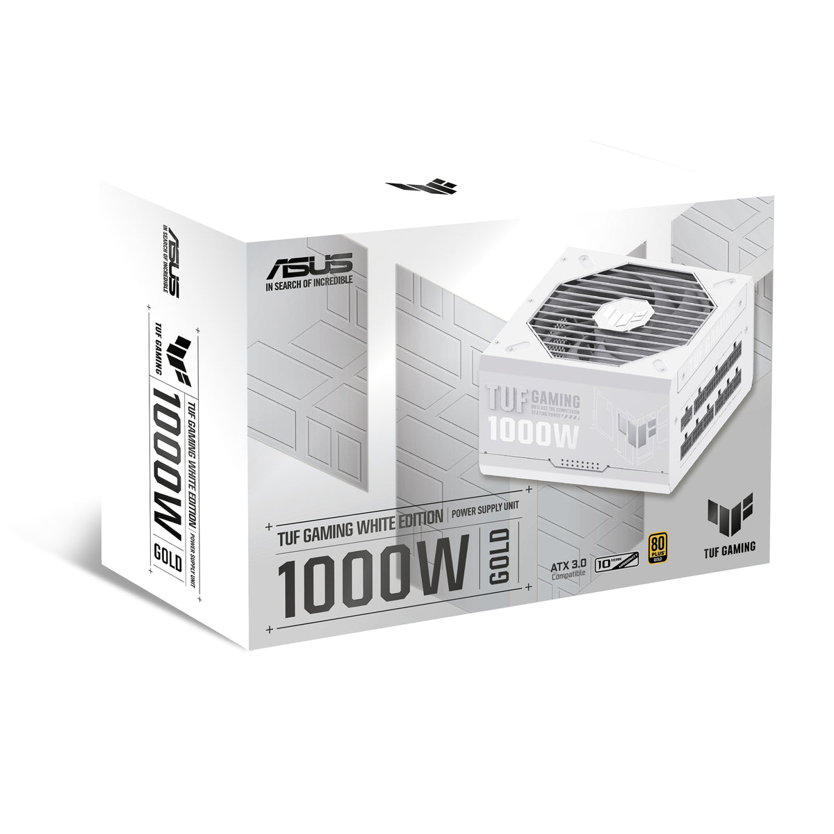 ASUS TUF Gaming 1000W Gold White Edition Netzteil 20+4 pin ATX ATX Weiß