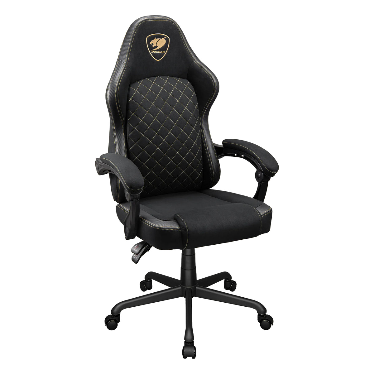 COUGAR CGR-FXF-GLB Universal-Gamingstuhl Gepolsterter Sitz Schwarz, Gold