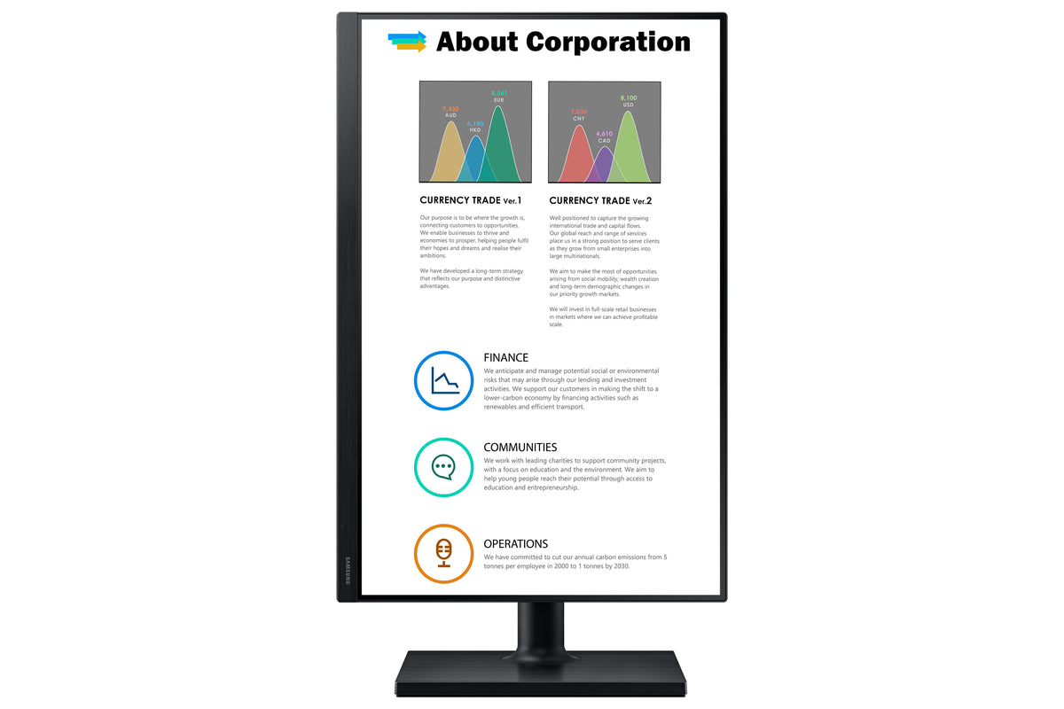 Samsung T45F Computerbildschirm 61 cm (24") 1920 x 1200 Pixel WUXGA LCD Schwarz