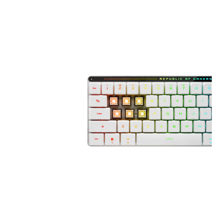 ASUS ROG Falchion RX Low Profile Tastatur Gaming USB + RF Wireless + Bluetooth QWERTZ Weiß