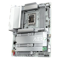 GIGABYTE Z890 AERO G Mainboard - Unterstützt Intel Core Ultra (Serie 2) CPUs, 16+1+2 Phasen VRM, bis zu 8800MHz DDR5 (OC), 1xPCIe 5.0 + 4xPCIe 4.0, Wi-Fi 7, 2.5GbE LAN, Thunderbolt 4