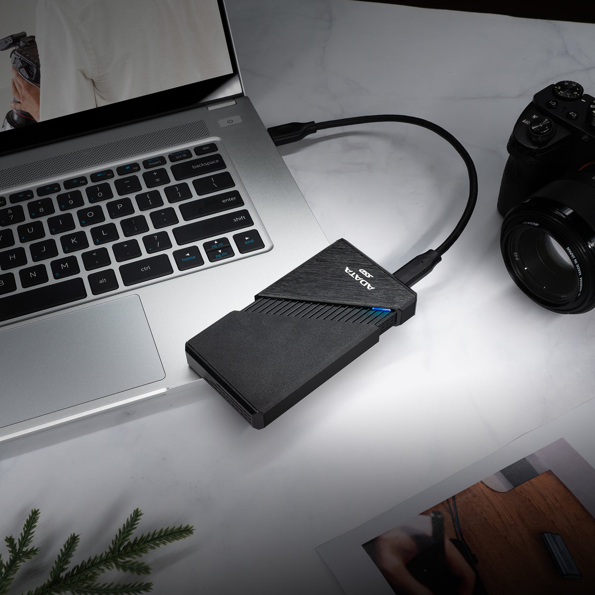ADATA SE920 Thunderbolt-Technologie 1 TB USB Typ-C 3.2 Gen 2 (3.1 Gen 2) Schwarz