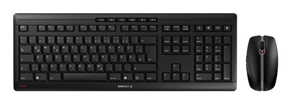 CHERRY STREAM DESKTOP, Kebelloses Desktopset, Schwarz, USB (QWERTZ - DE)