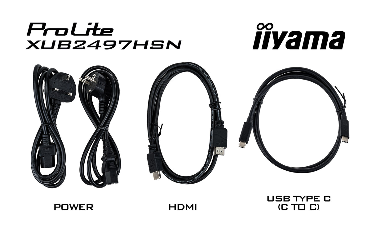 iiyama ProLite XUB2497HSN-W1 Computerbildschirm 60,5 cm (23.8") 1920 x 1080 Pixel Full HD LED Weiß