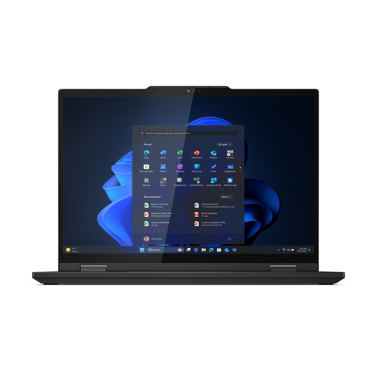 Lenovo ThinkPad T14s 2-in-1 Gen 1 Intel Core Ultra 5 225U Hybrid (2-in-1) 35,6 cm (14") Touchscreen WUXGA 16 GB LPDDR5x-SDRAM 512 GB SSD Wi-Fi 6E (802.11ax) Windows 11 Pro Deutsch Schwarz