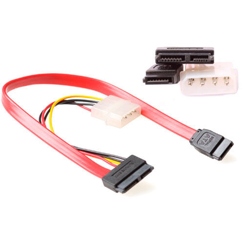 ACT AK3415 SATA-Kabel 0,3 m Rot