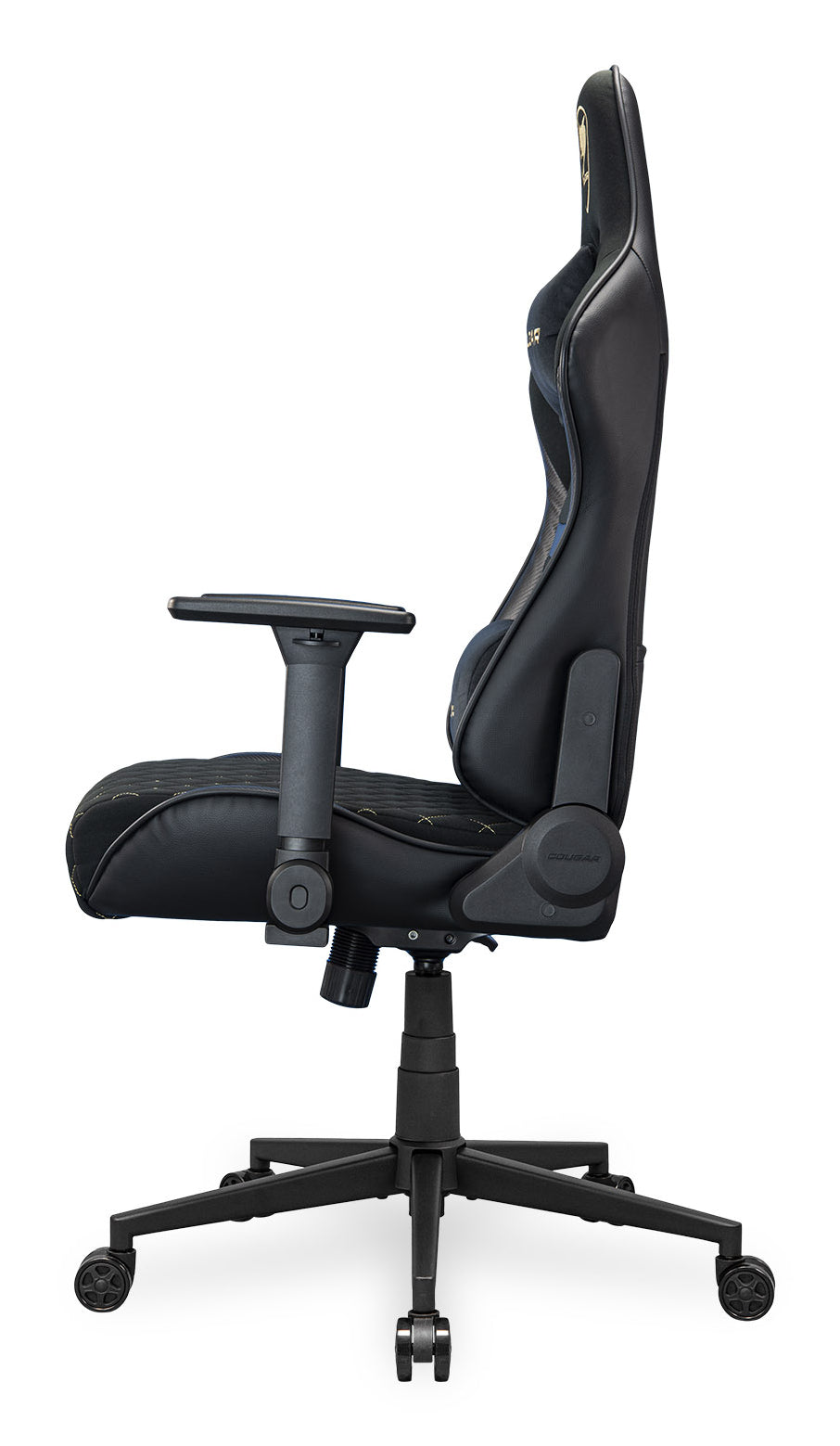 COUGAR Gaming-Stuhl Armor One V2 Gold F, PVC/Stoff, Schwarz