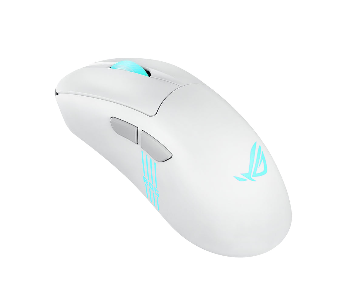 ASUS ROG Keris II Origin WHT Maus Gaming rechts RF Wireless + Bluetooth + USB Type-A Optisch 42000 DPI
