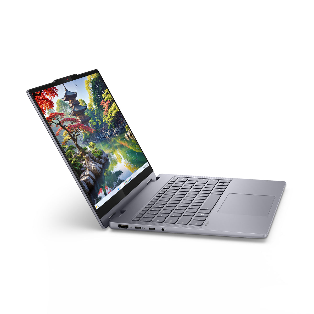 Lenovo IdeaPad 5 2-in-1 14IAL10 Intel Core Ultra 5 225H Hybrid (2-in-1) 35,6 cm (14") Touchscreen WUXGA 16 GB LPDDR5x-SDRAM 512 GB SSD Wi-Fi 7 (802.11be) Windows 11 Home Deutsch Grau