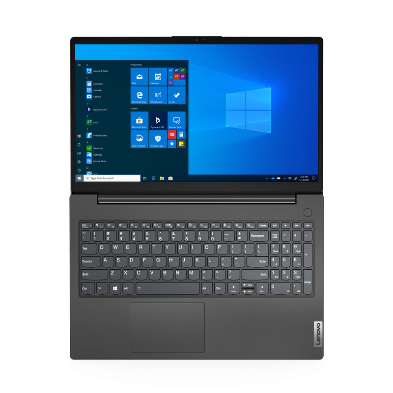 Lenovo V15 G2 IJL Intel® Celeron® N N4500 Laptop 39,6 cm (15.6") Full HD 8 GB DDR4-SDRAM 256 GB SSD Wi-Fi 6 (802.11ax) Windows 11 Home Deutsch Schwarz