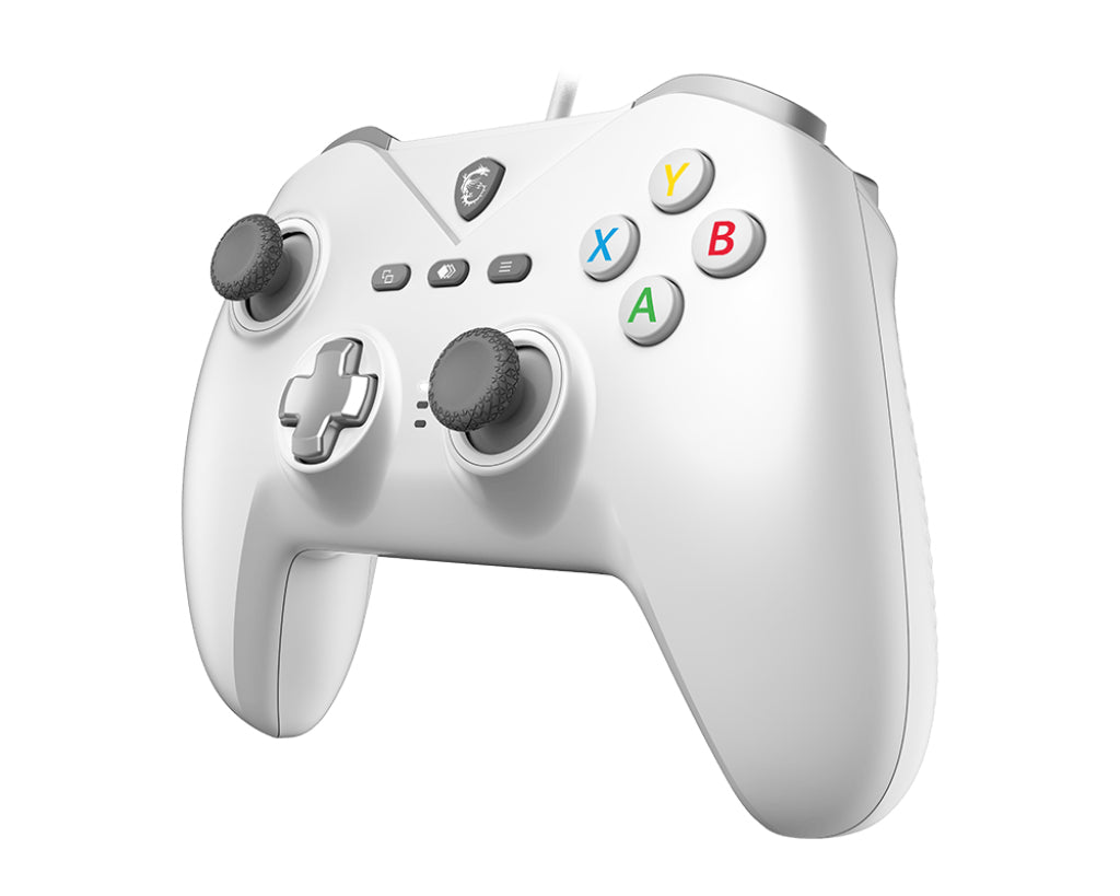 MSI FORCE GC200 WHITE Gaming-Controller Weiß USB Gamepad Analog / Digital Android, PC