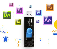 ADATA UV320 USB-Stick 128 GB USB Typ-A 3.2 Gen 1 (3.1 Gen 1) Schwarz, Blau