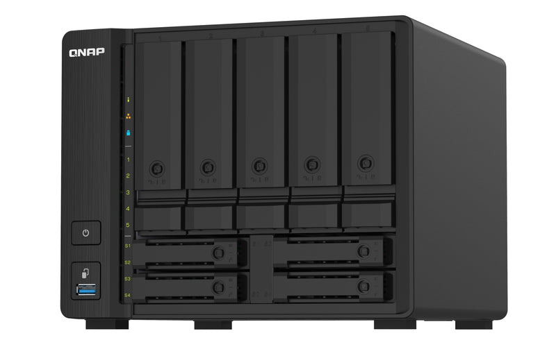 QNAP TS-932PX NAS Tower Annapurna Labs Alpine AL-324 4 GB DDR4 0 TB QNAP Turbo System Schwarz