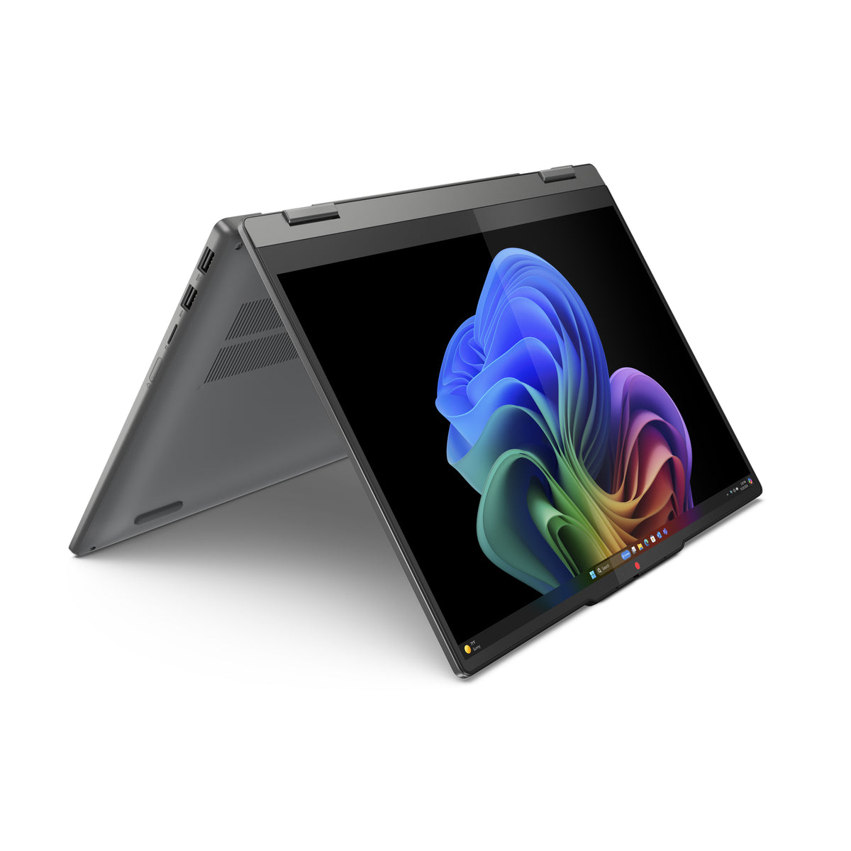 Lenovo IdeaPad 5 2-in-1 14Q8X9 Copilot+ PC Snapdragon X1P-42-100 Hybrid (2-in-1) 35,6 cm (14") Touchscreen WUXGA 24 GB LPDDR5x-SDRAM 1 TB SSD Wi-Fi 7 (802.11be) Windows 11 Home Grau Deutsch