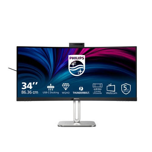Philips 6000 series 34B2U6603CH/00 Computerbildschirm 86,4 cm (34") 3440 x 1440 Pixel Wide Quad HD LCD Grau