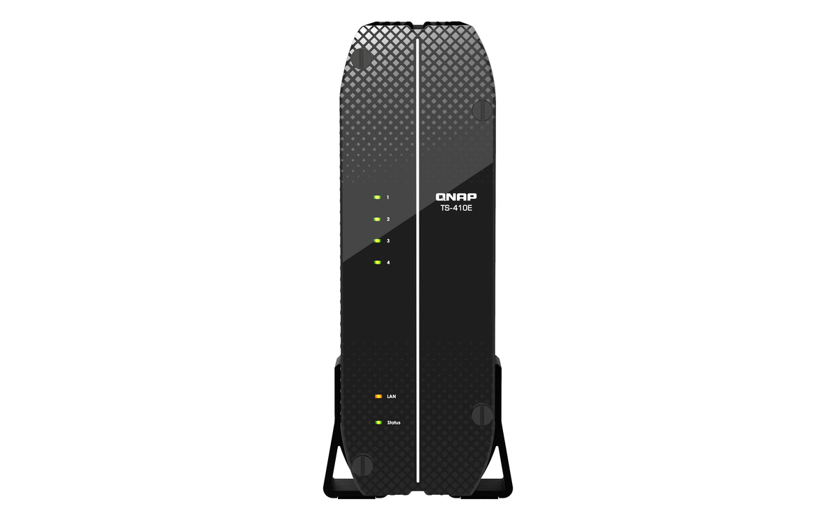 QNAP TS-410E NAS Tower Intel® Celeron® J6412 8 GB 0 TB QNAP QTS Schwarz