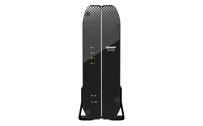 QNAP TS-410E NAS Tower Intel® Celeron® J6412 8 GB 0 TB QNAP QTS Schwarz