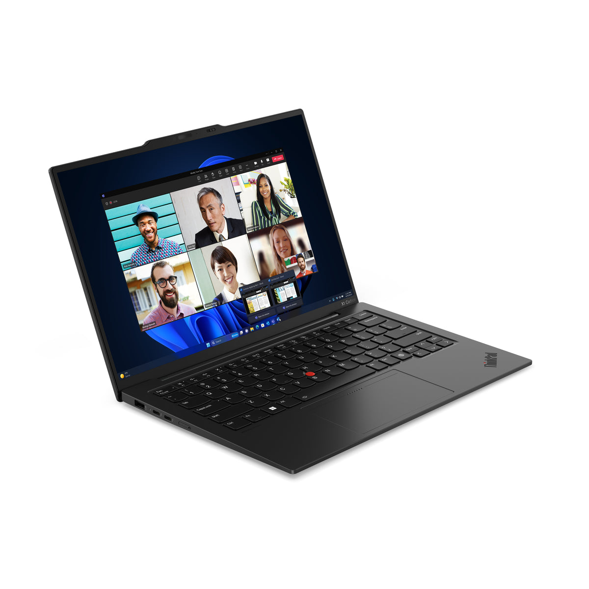 Lenovo ThinkPad X1 Carbon Gen 12 Intel Core Ultra 7 155U Laptop 35,6 cm (14") WUXGA 16 GB LPDDR5x-SDRAM 512 GB SSD Wi-Fi 6E (802.11ax) Windows 11 Pro Schwarz Deutsch