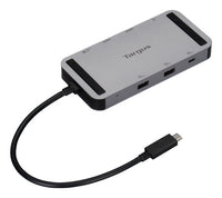 Targus DOCK429GL laptop-dockingstation & portreplikator Kabelgebunden USB4 Silber